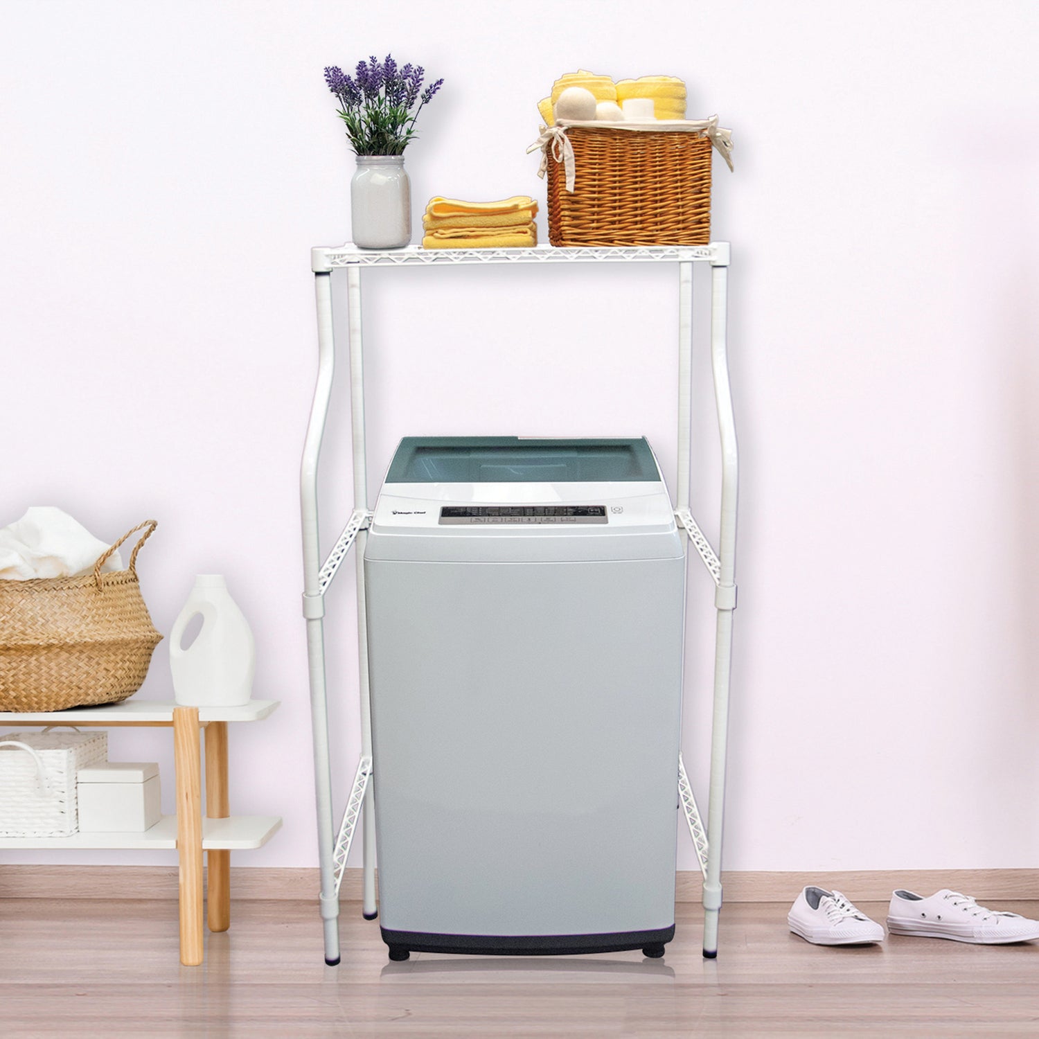 Magic Chef Compact Laundry Dryer Stand, Chrome