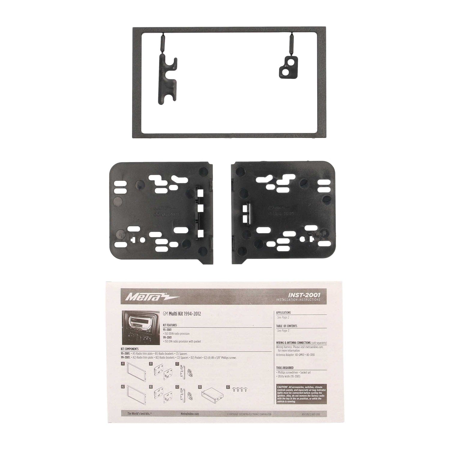 Metra Double-DIN Multi Kit for 1994 through 2012 GM