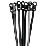Install Bay Cable Ties with Mounting-Hole Screw-Down Head, 50-Lb. Tensile Strength, 100 Count, 11 In.