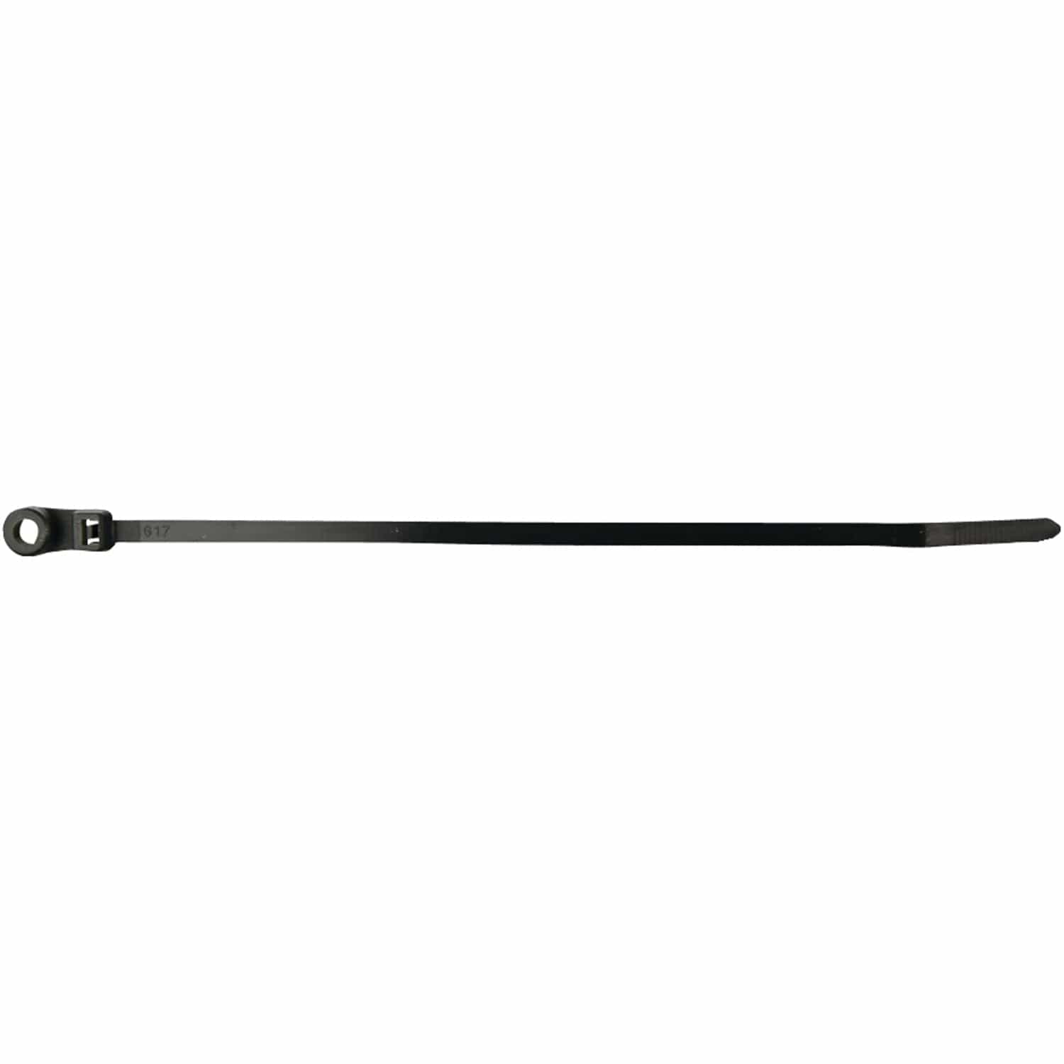 Install Bay Cable Ties with Mounting-Hole Screw-Down Head, 50-Lb. Tensile Strength, 100 Count, 7 In.