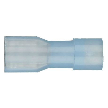 Install Bay Fully Insulated Female Quick-Disconnect Grips, 100 Count, 16–14 Gauge, Blue