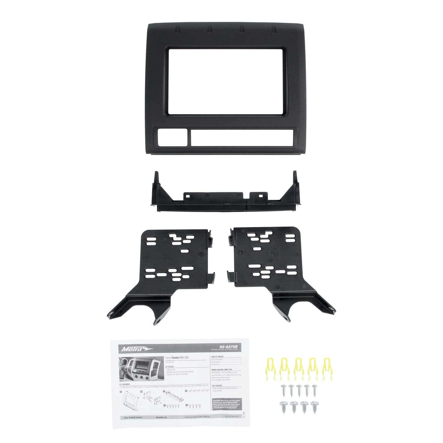 Metra Double-DIN Stereo Installation Kit for 2005 through 2011 Toyota Tacoma Trucks, 95-8275B