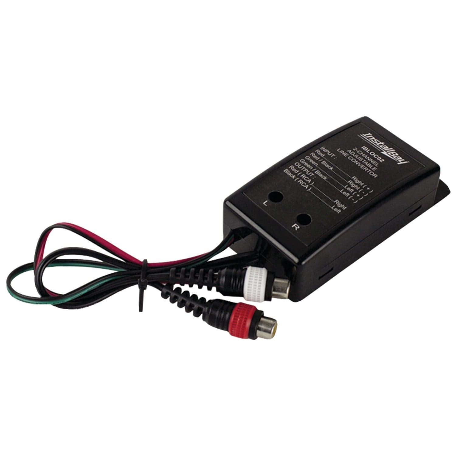 Install Bay 2-Channel 80-Watt Adjustable Level Converter