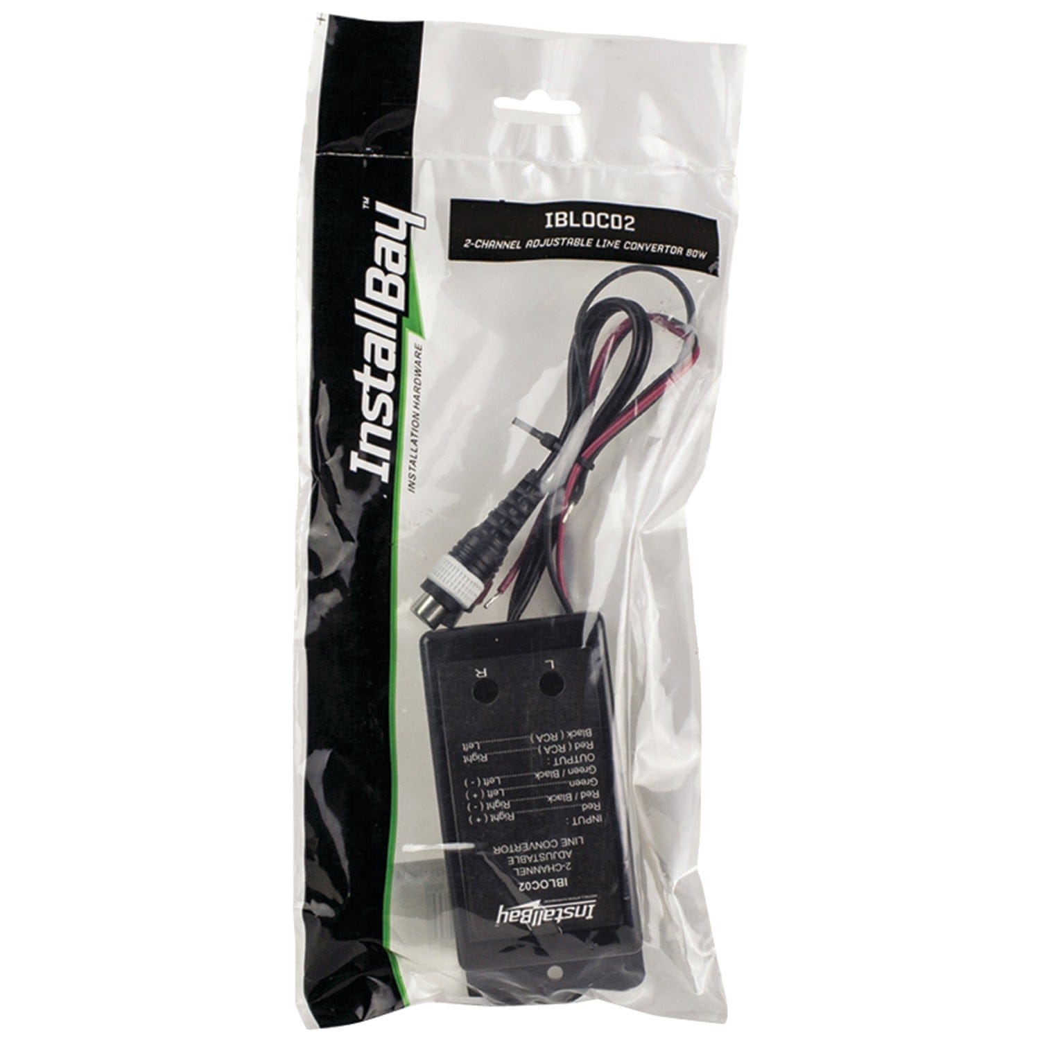 Install Bay 2-Channel 80-Watt Adjustable Level Converter