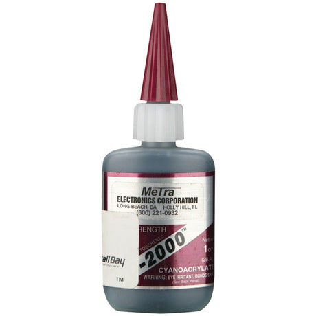 Install Bay Instant Rubber Tough Black Glue, 1oz