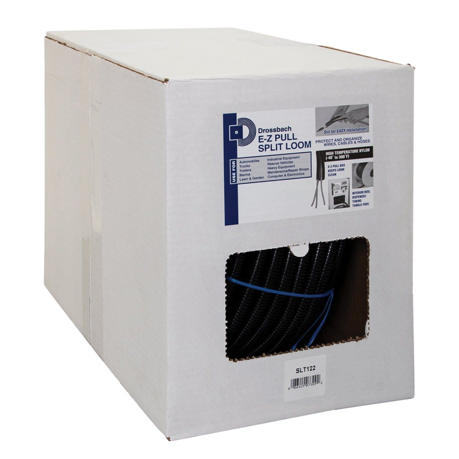 Install Bay Split Loom Tubing, 100-Ft. Coil, 1/2 In. Diameter