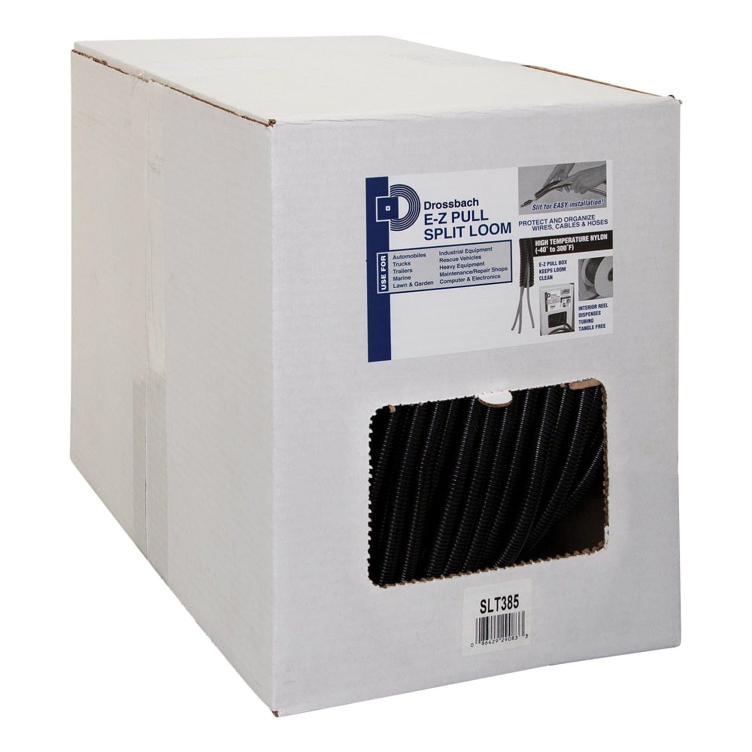 Install Bay Split Loom Tubing, 100-Ft. Coil, 3/8 In. Diameter