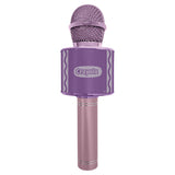 Crayola CKM150 Combo Bluetooth Karaoke Handheld Mic and 5-Watt Speaker, FM/USB/microSD, Aux In/Out, Vocal FX, up to 2 Hours Play Time, Pink