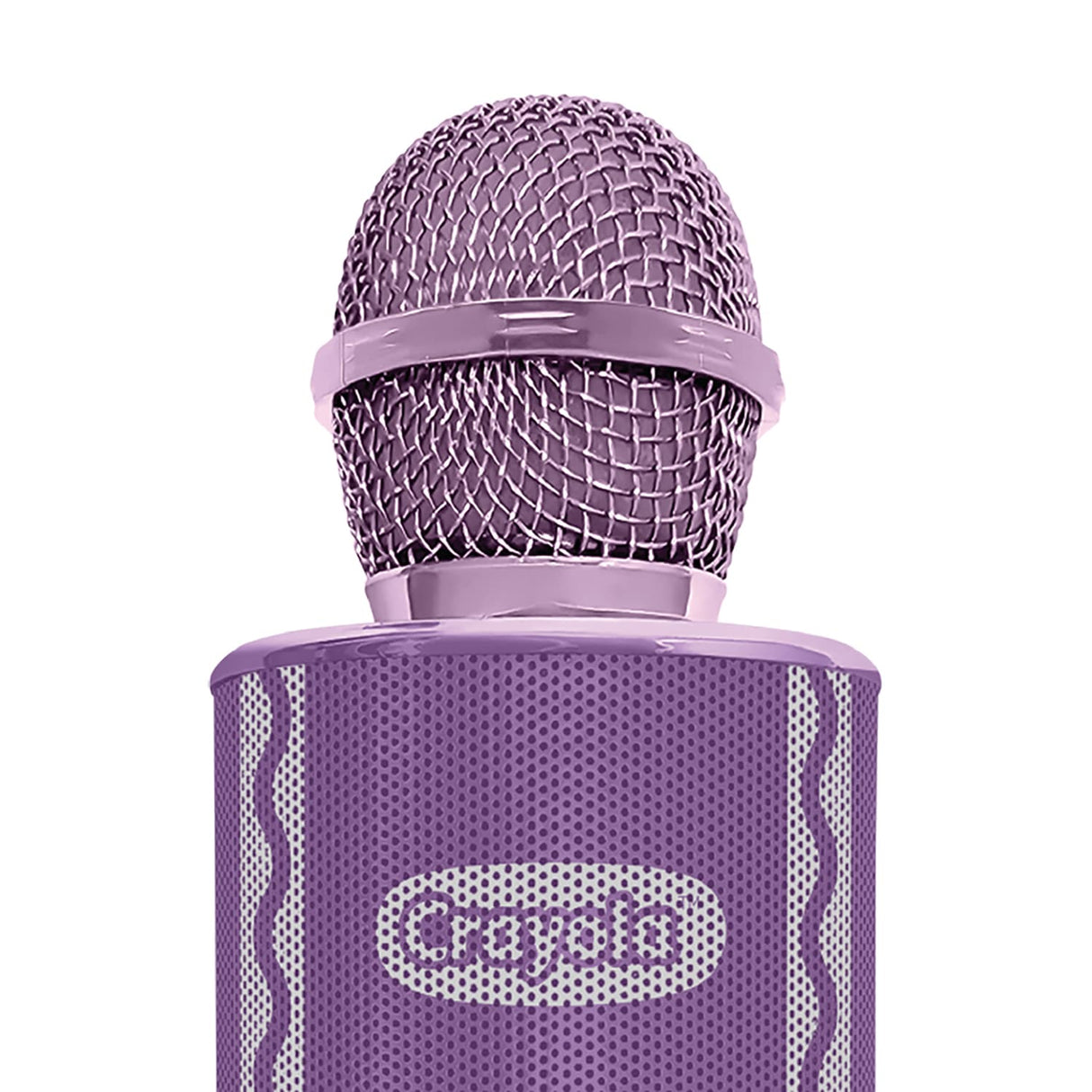 Crayola CKM150 Combo Bluetooth Karaoke Handheld Mic and 5-Watt Speaker, FM/USB/microSD, Aux In/Out, Vocal FX, up to 2 Hours Play Time, Pink