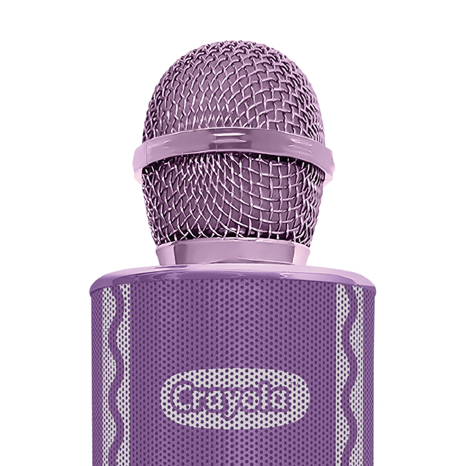 Crayola CKM150 Combo Bluetooth Karaoke Handheld Mic and 5-Watt Speaker, FM/USB/microSD, Aux In/Out, Vocal FX, up to 2 Hours Play Time, Pink