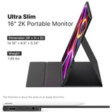 Mobile Pixels Fold QHD 16-In. Portable Monitor
