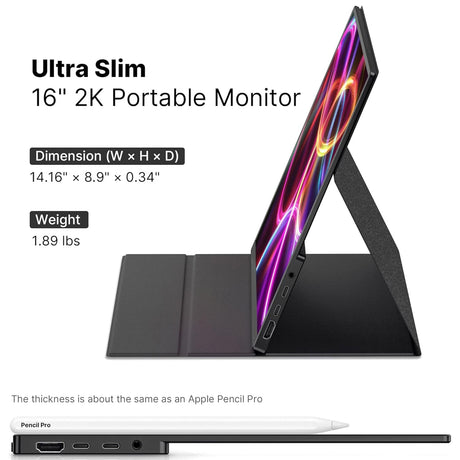 Mobile Pixels Fold QHD 16-In. Portable Monitor