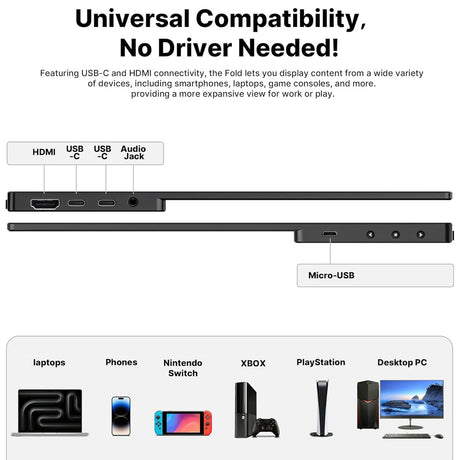 Mobile Pixels Fold QHD 16-In. Portable Monitor