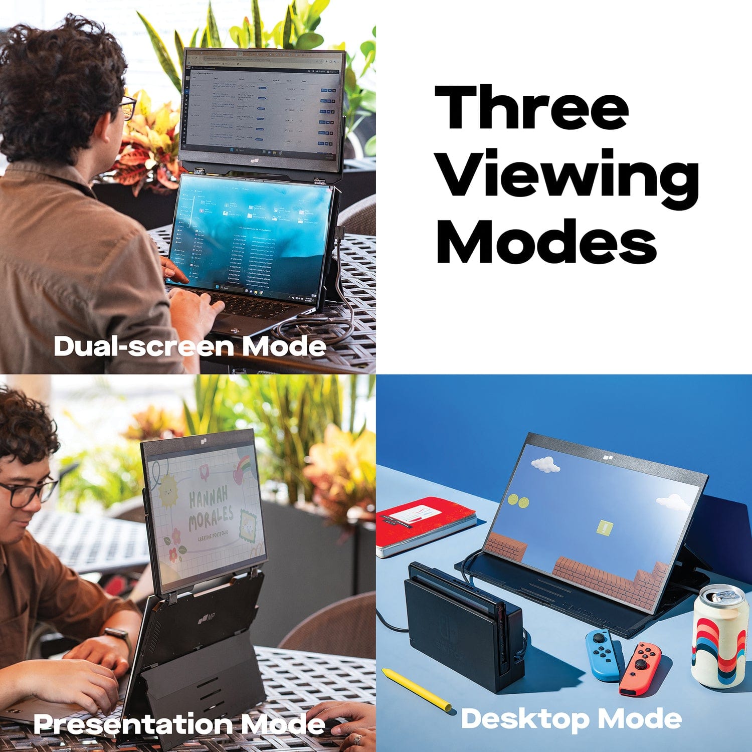 Mobile Pixels DUEX Float 15.6-In. 1080p Stackable Touchscreen Display