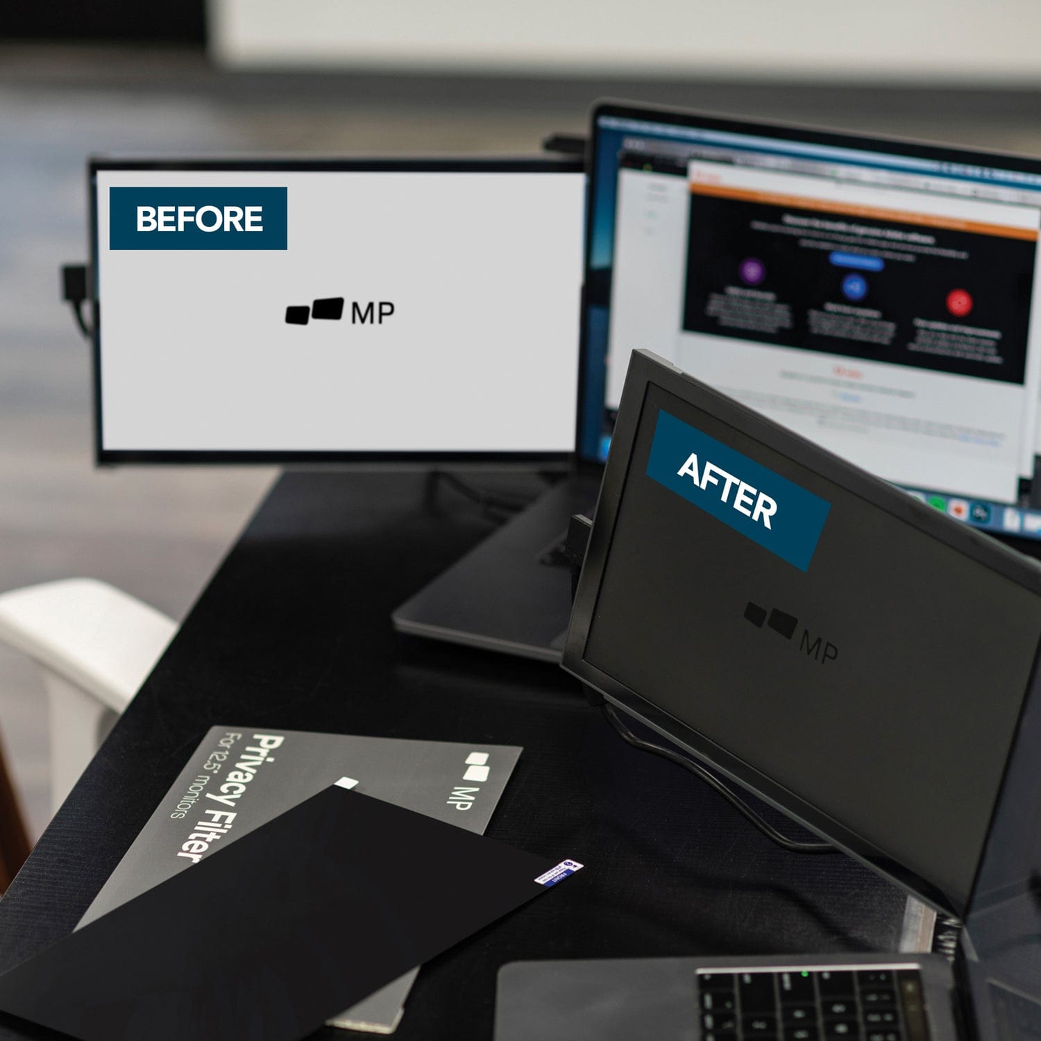 Mobile Pixels Screen Privacy Filter, 13.3 In.