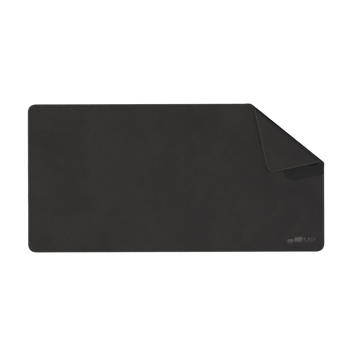 Mobile Pixels 31.5-In. x 15.75-In. PU Leather Desk Mat, Black
