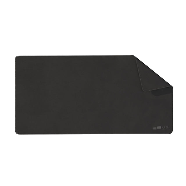 Mobile Pixels 31.5-In. x 15.75-In. PU Leather Desk Mat, Black