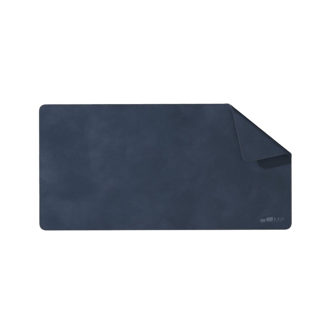 Mobile Pixels 31.5-In. x 15.75-In. PU Leather Desk Mat, Set Sail Blue