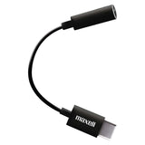 Maxell Sync-Up 3.5-mm to USB-C Stereo Headphone Adapter Cable, 197294