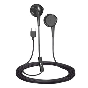 Maxell EB-96 Wired In-Ear Earbuds with In-Line Mic/Remote and USB-C Connector