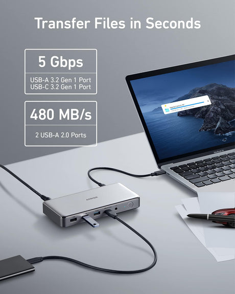 Anker <b>563</b> USB-C Docking Station (10-in-1)