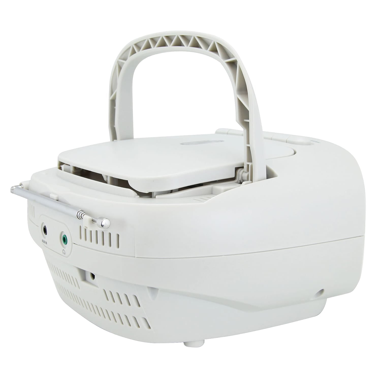 Emerson CD/Cassette/Radio Boom Box, EPB-3003, White