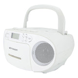 Emerson CD/Cassette/Radio Boom Box, EPB-3003, White