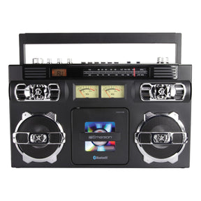 Emerson Bluetooth CD/Radio Retro Boom Box, Black, EPB-3004