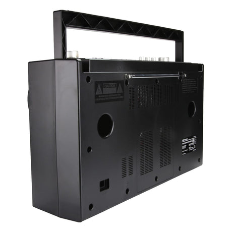 Emerson Bluetooth CD/Radio Retro Boom Box, Black, EPB-3004