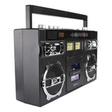 Emerson Bluetooth CD/Radio Retro Boom Box, Black, EPB-3004