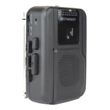 Emerson Portable Cassette Player with AM/FM Radio, Earbuds, and Bluetooth Out, Gray, EPC-1001