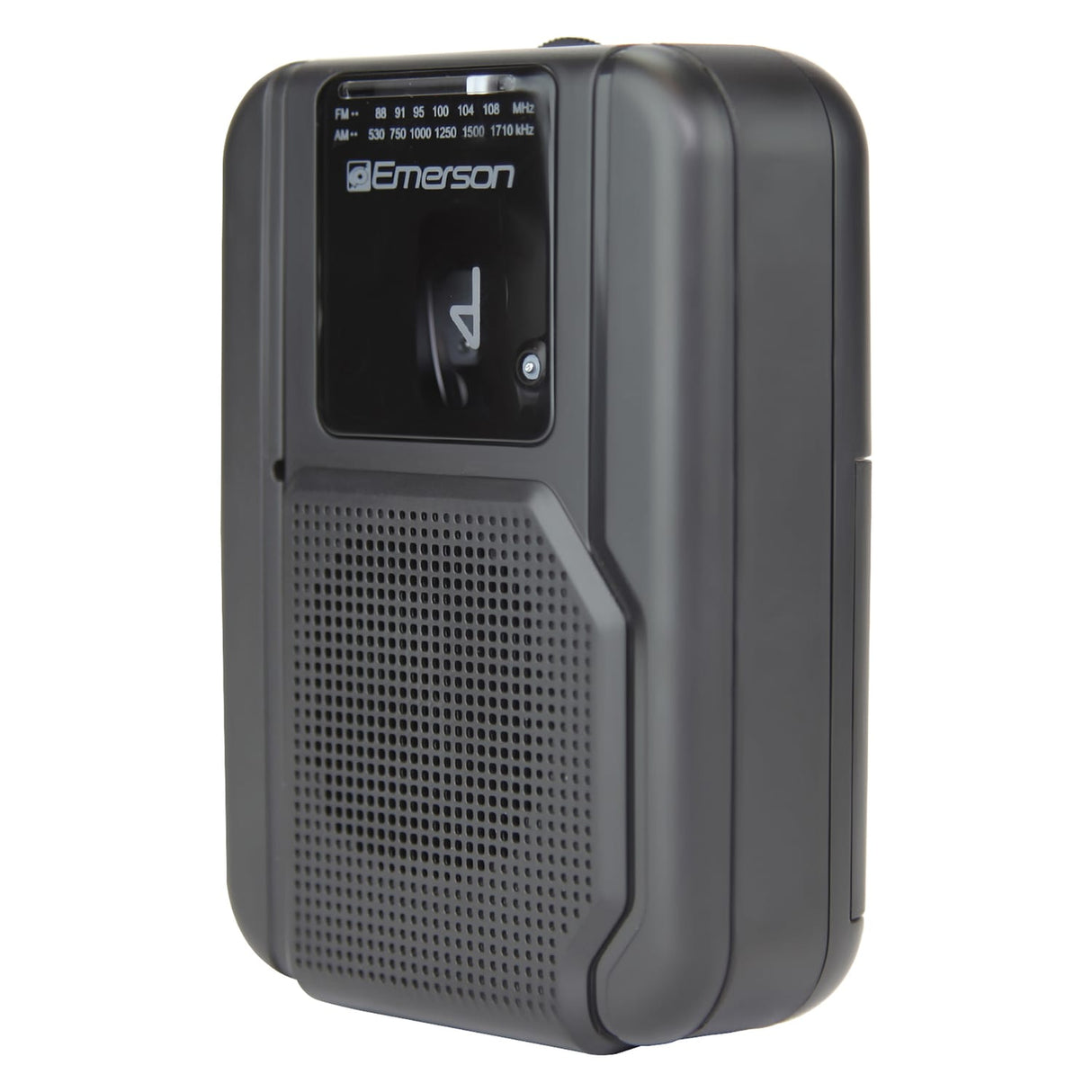 Emerson Portable Cassette Player with AM/FM Radio, Earbuds, and Bluetooth Out, Gray, EPC-1001