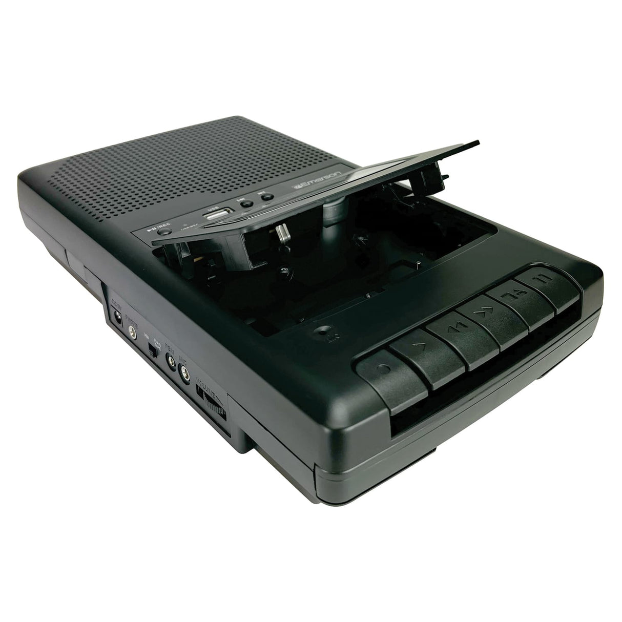Emerson Portable Cassette Player and Recorder, Black, EPC-3000