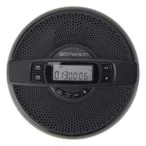 Emerson Portable CD Player with Speaker, FM Radio, Earbuds, and Bluetooth Out, Black, EPCD-2000