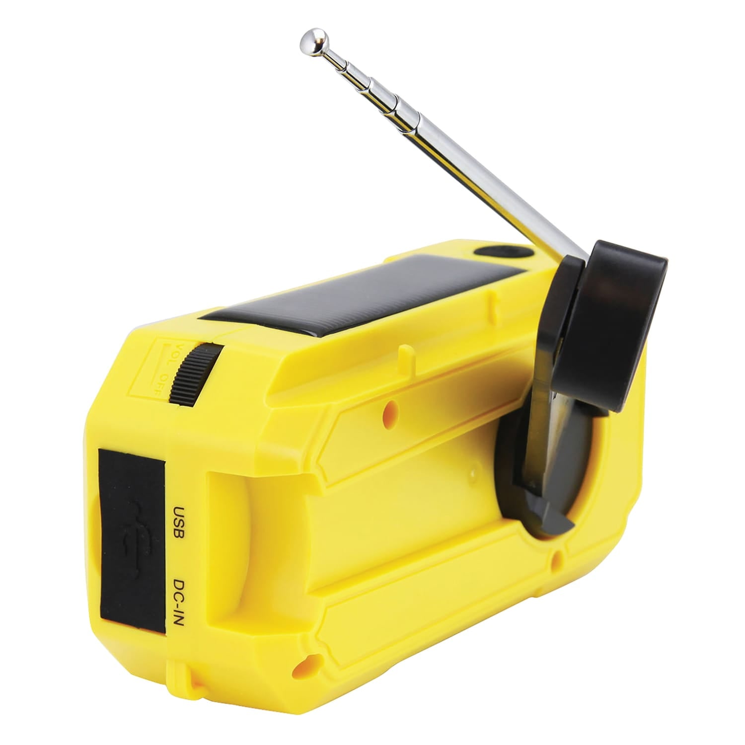 Emerson Emergency AM/FM Portable Weather Radio and Power Bank, Yellow, ER-7050