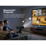 Emerson Portable 120-In. 720p Home Theater LCD Projector Combo Includes Screen, Tripod, Sound Bar, and Remote