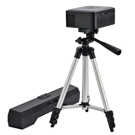 Emerson Portable 120-In. 720p Home Theater LCD Projector Combo Includes Screen, Tripod, Sound Bar, and Remote
