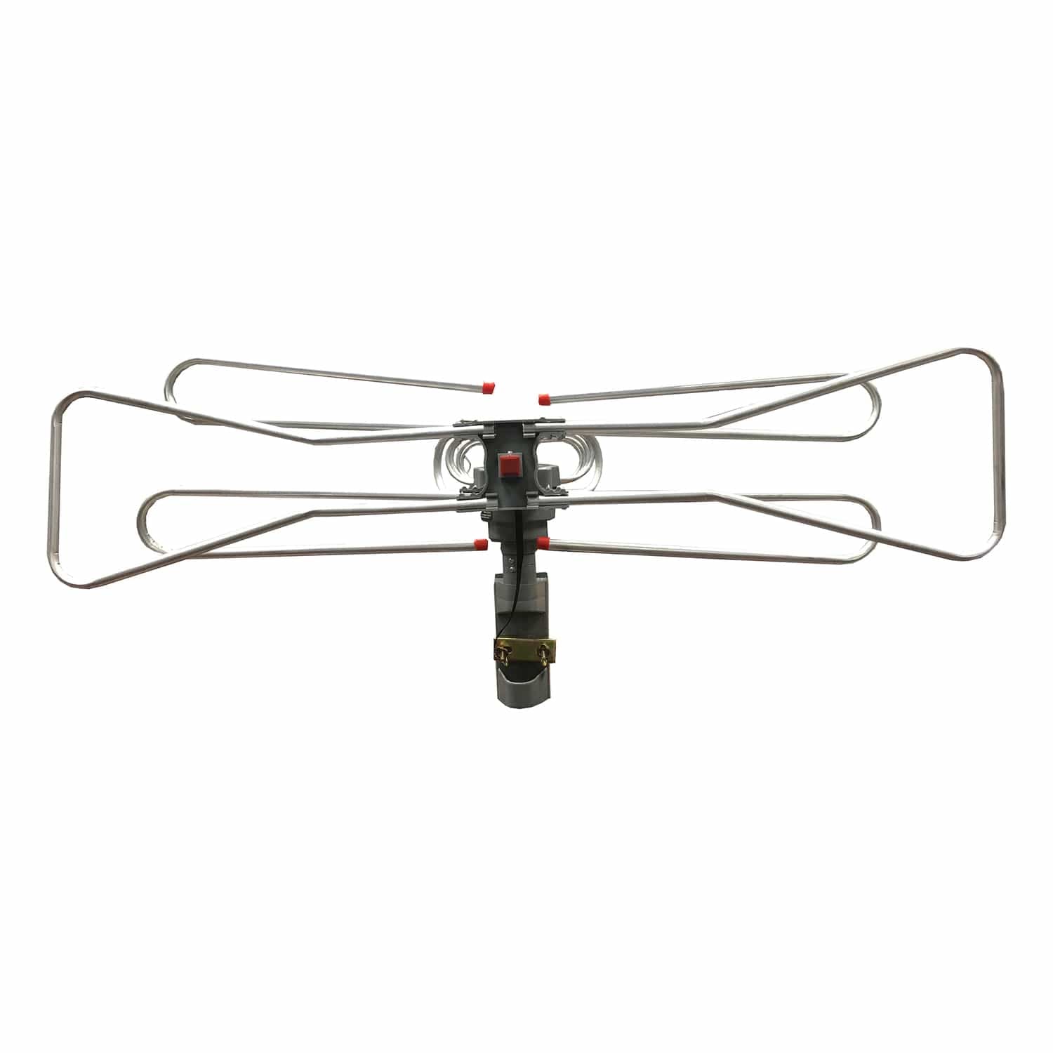 Naxa Outdoor High-Powered Amplified Motorized TV Antenna for HDTV and ATSC Digital Television with 40- to 50-Mile Range
