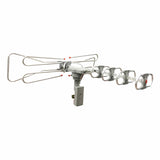 Naxa Outdoor High-Powered Amplified Motorized TV Antenna for HDTV and ATSC Digital Television with 40- to 50-Mile Range