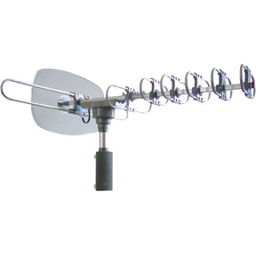 Naxa High-Powered Amplified Motorized Outdoor ATSC Digital TV Antenna with Remote
