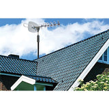 Naxa High-Powered Amplified Motorized Outdoor ATSC Digital TV Antenna with Remote
