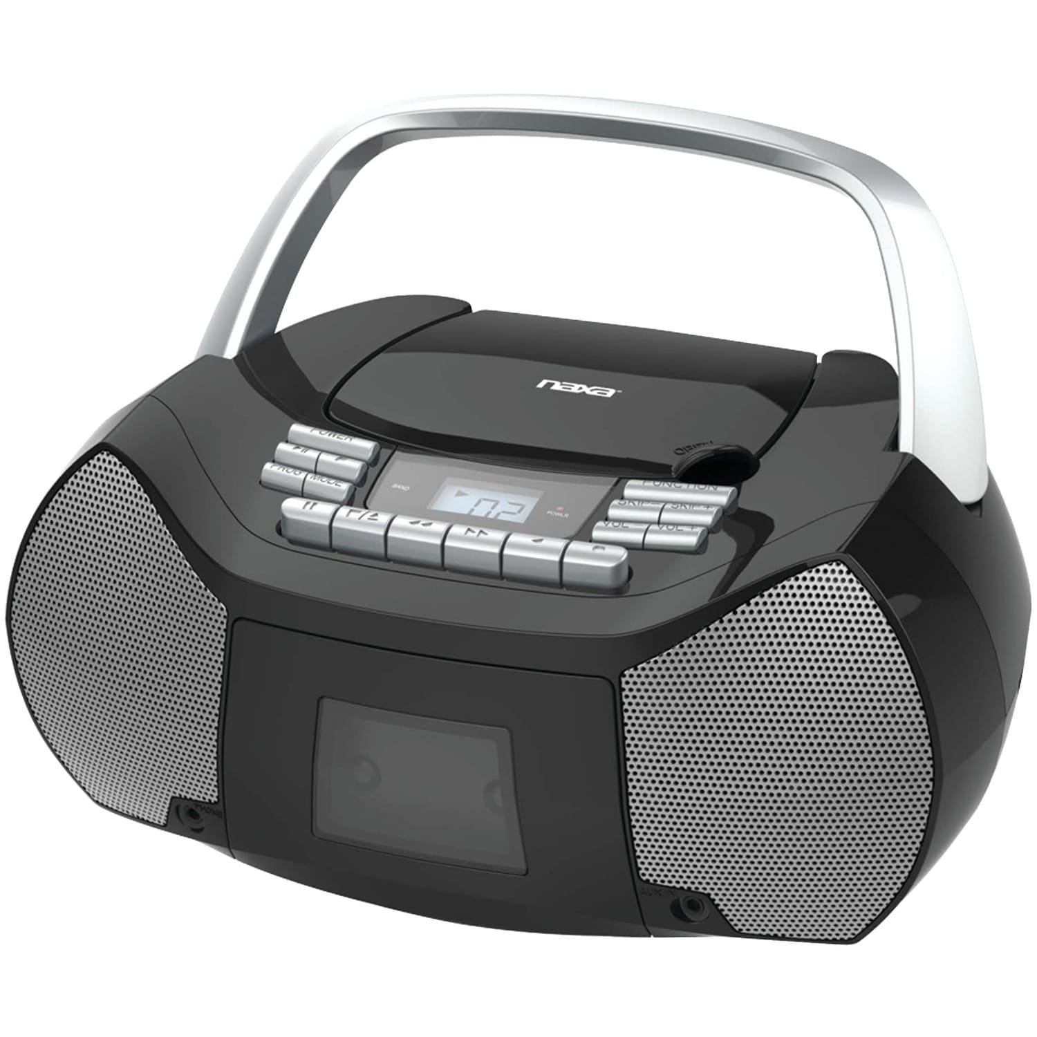 Naxa Portable CD/Cassette Boom Box