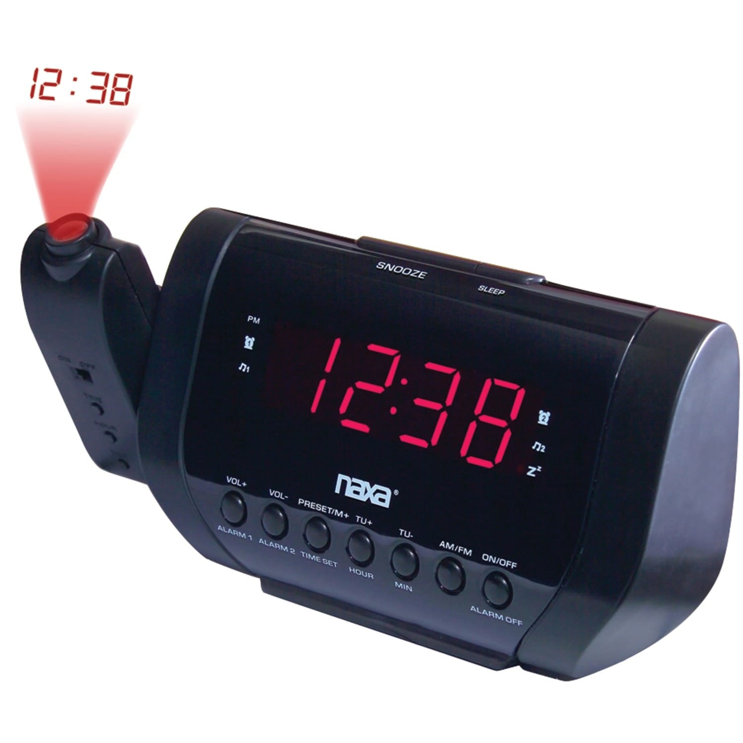 Naxa Projection Dual Alarm Clock