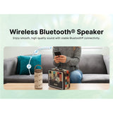 Victor Portable Bluetooth Speaker with Bonus Pack of Exclusive Metal Retro Lunch Box, TWS, microSD Card Input, FM Radio, up to 3 Hours Play time