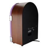 Victor 5-Watt Wilshire Desktop Bluetooth Home Jukebox with Built-in Speaker, LED Lights, FM Radio, and Aux, VDTJ-1450-MH