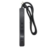 Stanley PowerMAX 6 6-Outlet Power Strip, 3-Ft. Cord, Black, 30007