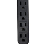 Stanley PowerMAX 6 6-Outlet Power Strip, 3-Ft. Cord, Black, 30007