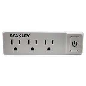 Stanley 3-AC Outlet PlugMax ECO Grounded Wall Tap with On/Off Switch, 30316