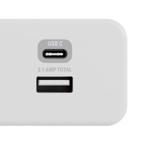 Stanley 2-AC Outlet 2-USB Port PlugMax Wall Tap Adapter and USB Charger, 30422