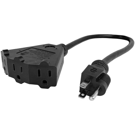 Stanley Power Block 2 Extension Cord, 2 Ft., Black, 30669